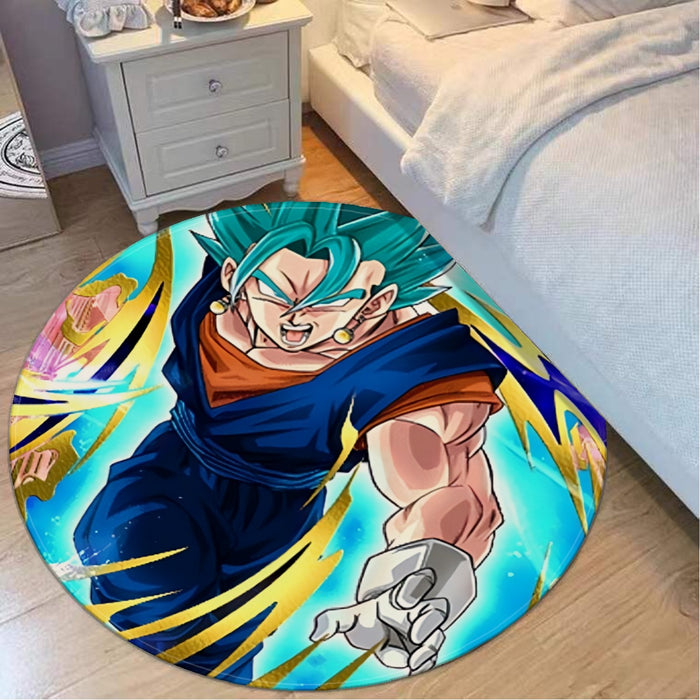 Dragon Ball Super Vegito Ultra Instinct Cool Colorful Round Mat