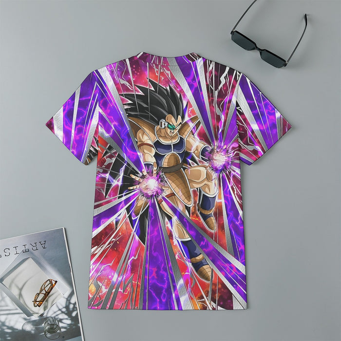 Dragon Ball Z Vibrant Saiyan Raditz Radiant Light Kids Tshirt