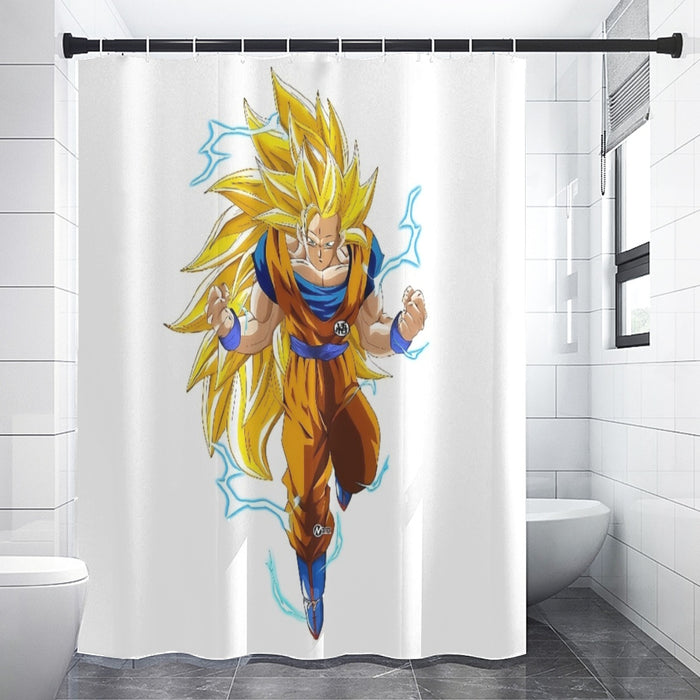 Goku Super Saiyan 3 Shirt Shower Curtain