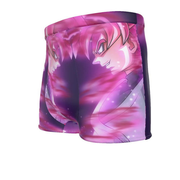 Dragon Ball Super Saiyan Black Goku Rose Cool Casual Men's Boxer Briefs