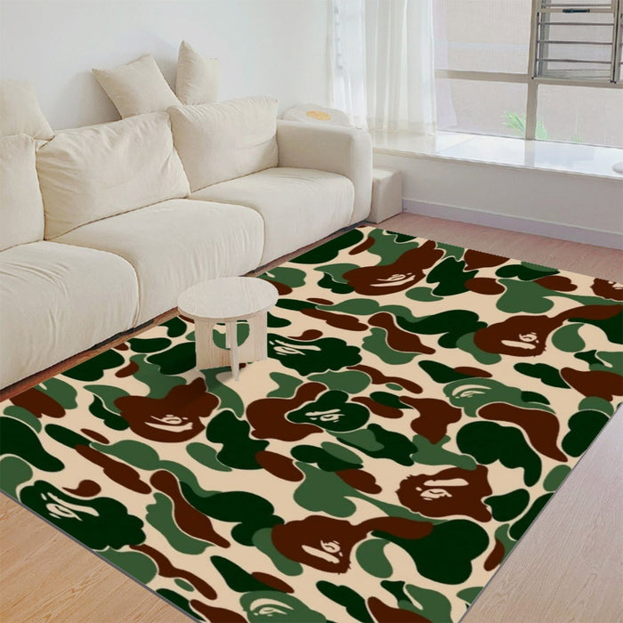 Dragon Ball Shirt Jumping Kid Goku Camouflage Rug