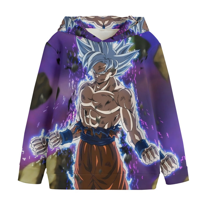 Dragon Ball Z Goku Perfected Ultra Instinct Form Kids' Hoodie