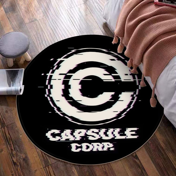 Capsule Coporation Round Mat