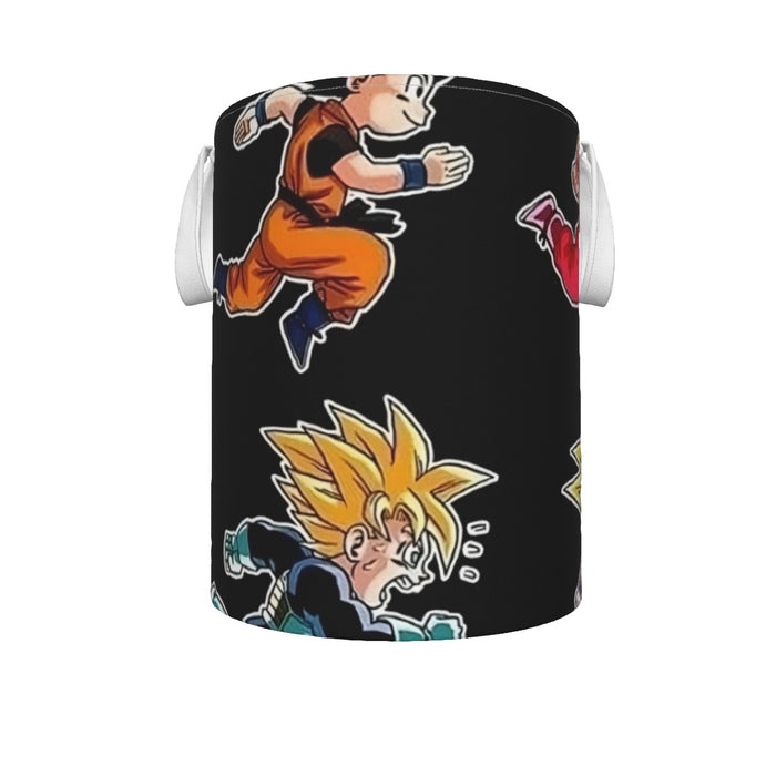 Dragon Ball Anime Son Goku All Form Transformation Laundry Basket