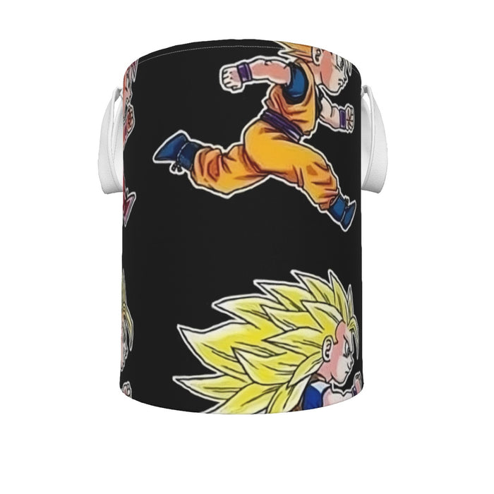 Dragon Ball Anime Son Goku All Form Transformation Laundry Basket