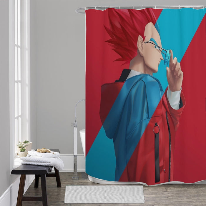 Cool Vegeta Businessman Design Dragon Ball Z Shower Curtain