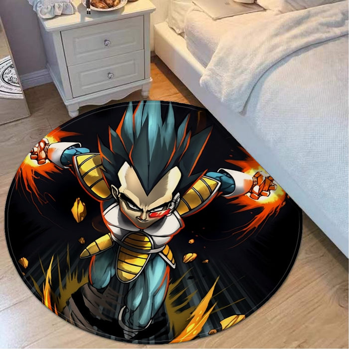 Dragon Ball Armored Vegeta Double Galick Cannon Dope Round Mat