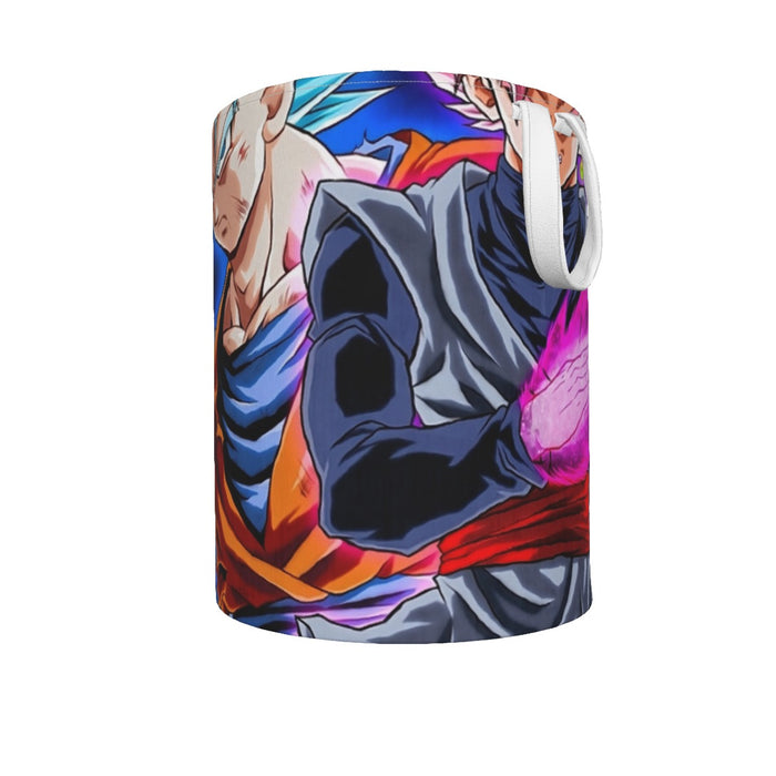 Dragon Ball Goku 2 Goku Rose Vegeta 2 Ultra Instinct Laundry Basket