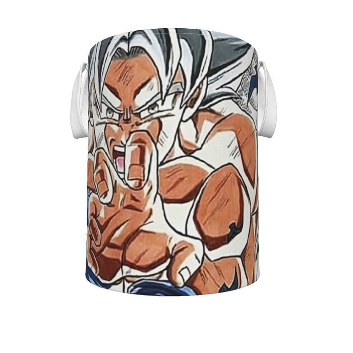 DBS Goku SSJ Transformations White God Blue Red Kaioken Ultra Instinct Laundry Basket