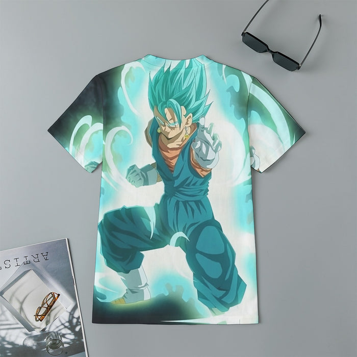 Dragon Ball Vegito Potara Fusion Dope 3D Full Print Kids T-Shirt