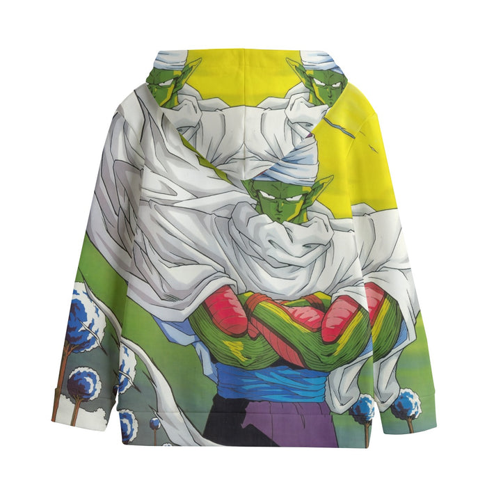 Dragon Ball Angry Piccolo Standing And Ready for Fighting Kids' Hoodie