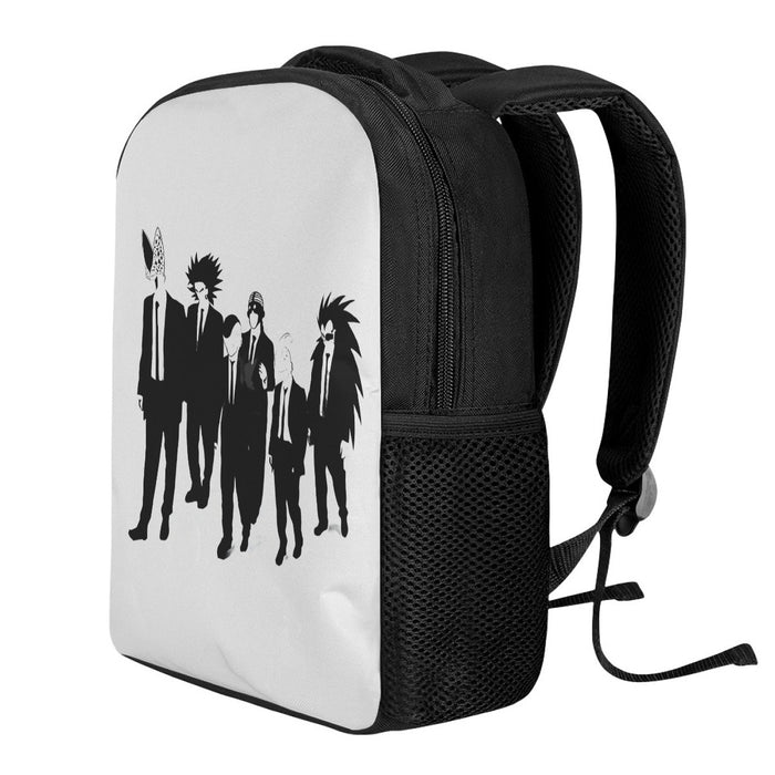 Dragon Ball Characters With Reservoir Dogs Movie Pose Backpack