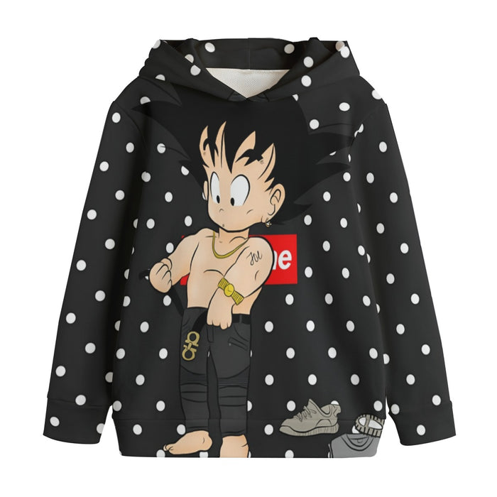 Dragon Ball Supreme Goku Kid Gangster Style Cool Kids' Hoodie