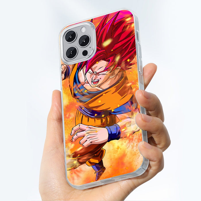 Dragon Ball Super Goku Rage Red Ultra Instinct Dope Iphone 14 Case