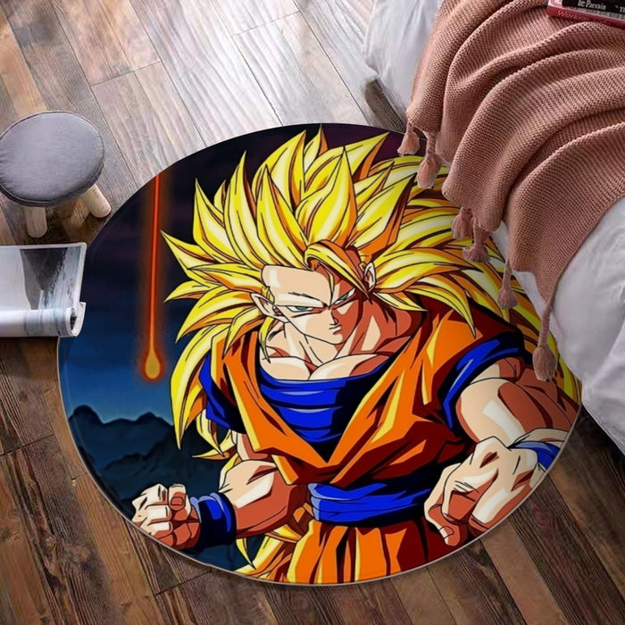 Super Saiyan 3 Goku Round Mat