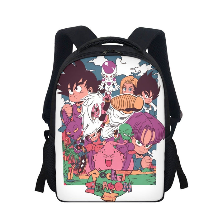 Kid Versions Of Dragon Ball Z Characters Backpack