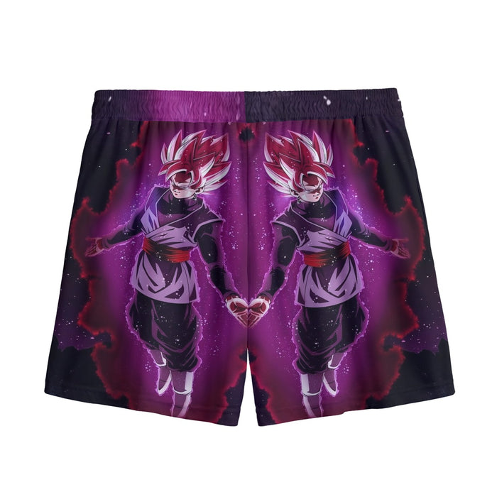 Dragon Ball Black Goku Rose 2 Ultra Instinct Dope 3D Mesh Shorts