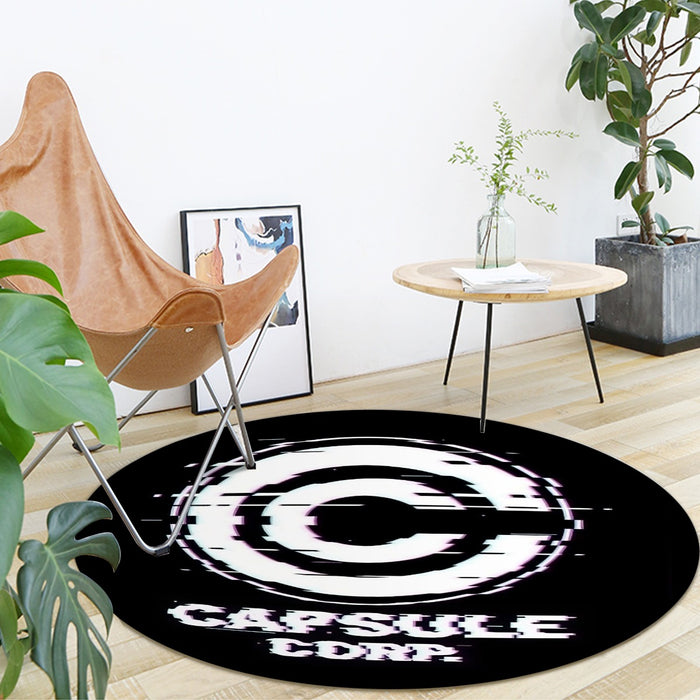 Capsule Coporation Round Mat