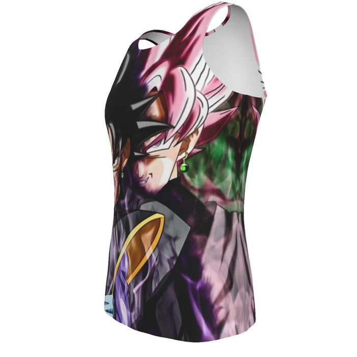 Dragon Ball Super Zamasu Goku Black Goku Rose Cool Tank Top