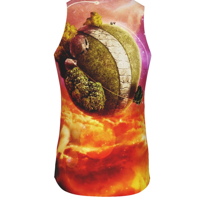 Dragon Ball Z Great King Kai Planet Cool Orange Tank Top