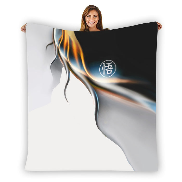 Tattooed Goku Ultra Instinct Blanket