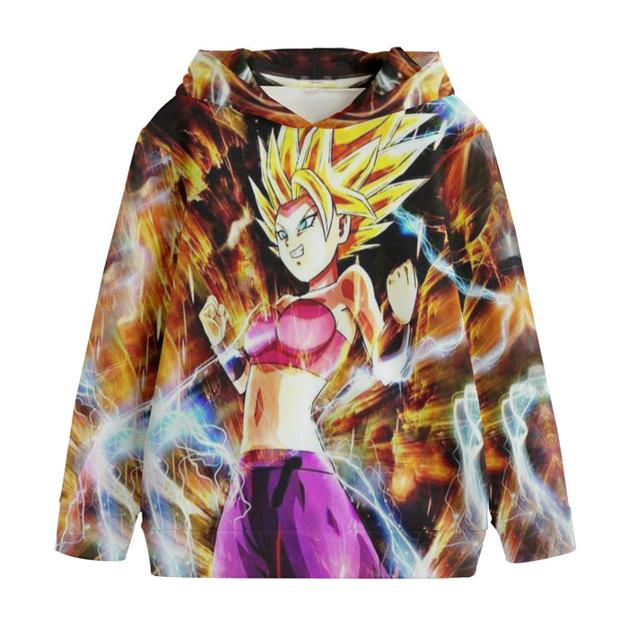 Dragon Ball Super Caulifla Super Saiyan 2 Epic Casual Kids' Hoodie