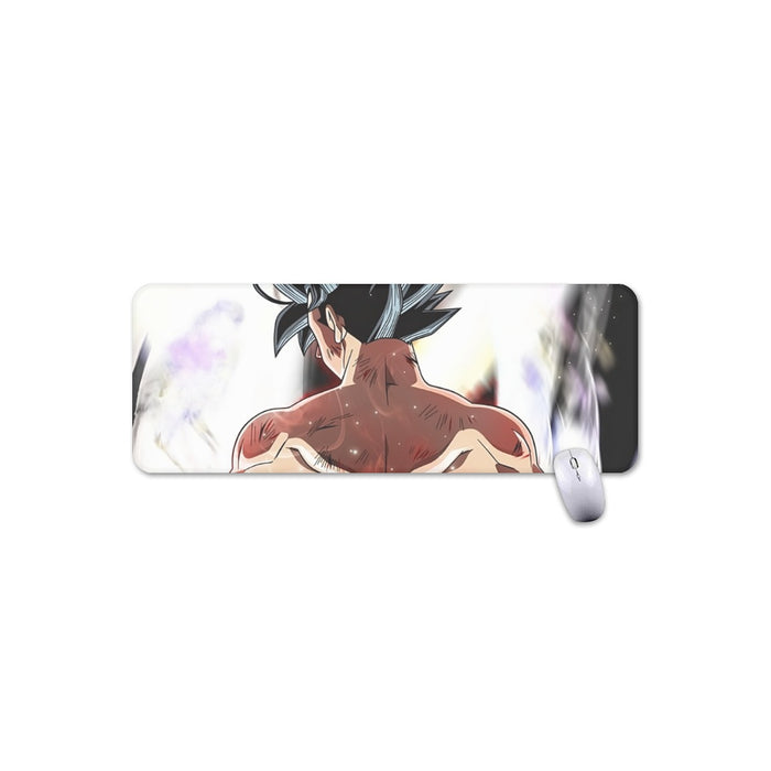 Dragon Ball Goku Damaged Battle Muscular Powerful Aura Mouse Pad