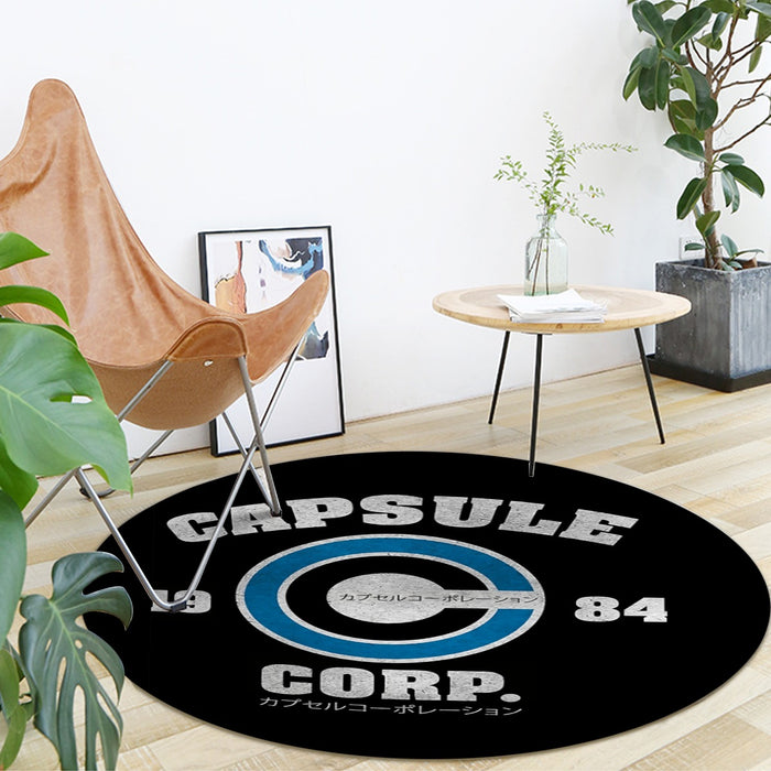 Capsule Corp Baseball Round Mat