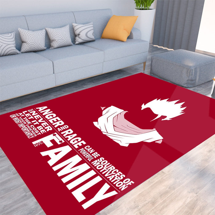 Dragon Ball Z  Gohan Family Slogan Rug