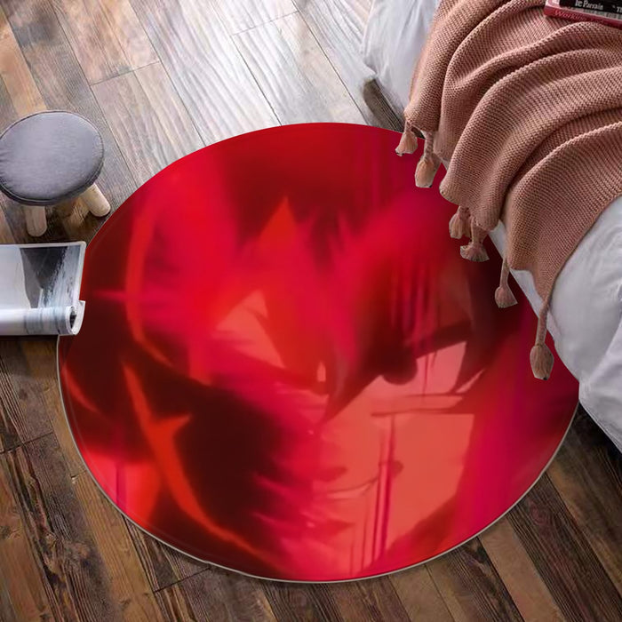 Dragon Ball Super Goku Red Kaioken Super Saiyan Epic Round Mat