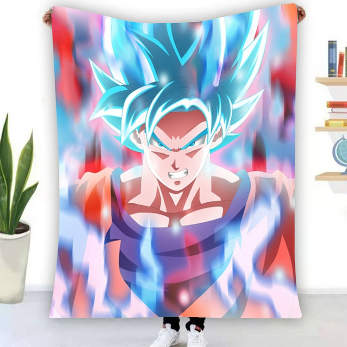 Dragon Ball Super Super Saiyan Blue Goku Blanket