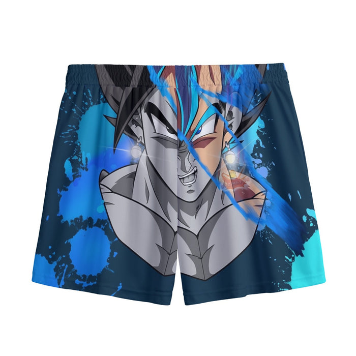 Dragon Ball Z SSJ Goku Painted Mesh Shorts