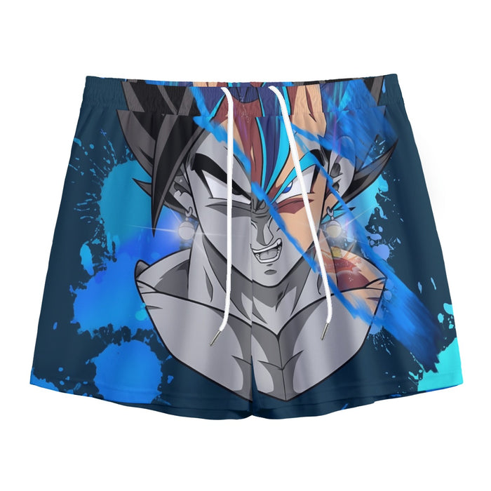 Dragon Ball Z SSJ Goku Painted Mesh Shorts