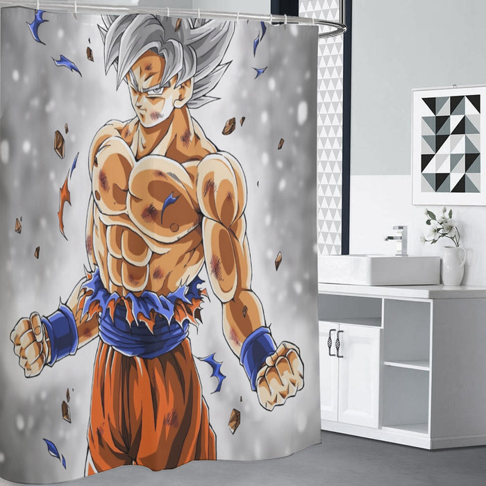 Goku Mastered Ultra Instinct Shower Curtain