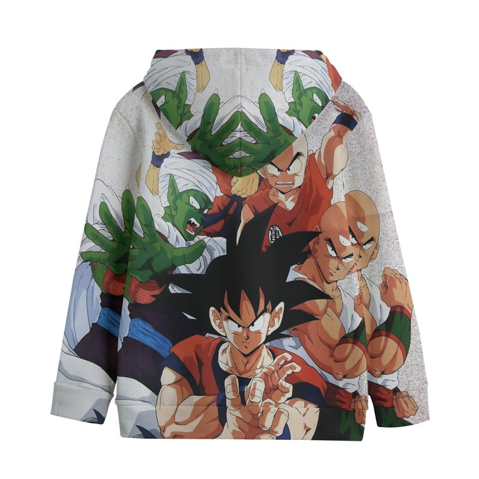 Dragon Ball Goku Piccolo Krillin Heroes Group Awesome Design Kids' Hoodie