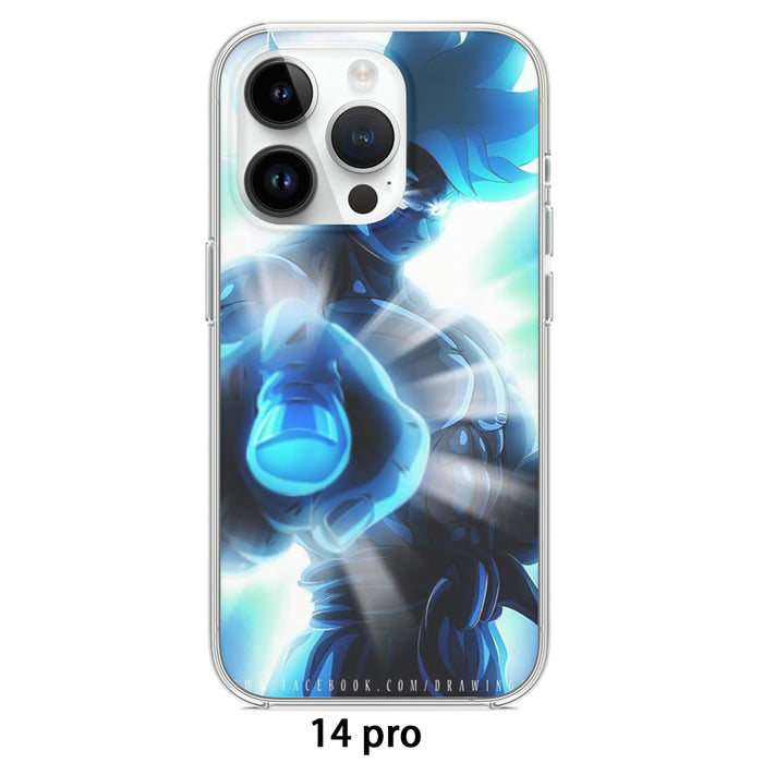 Dragon Ball Super Blue Son Goku Epic Ultra Instinct Iphone 14 Case