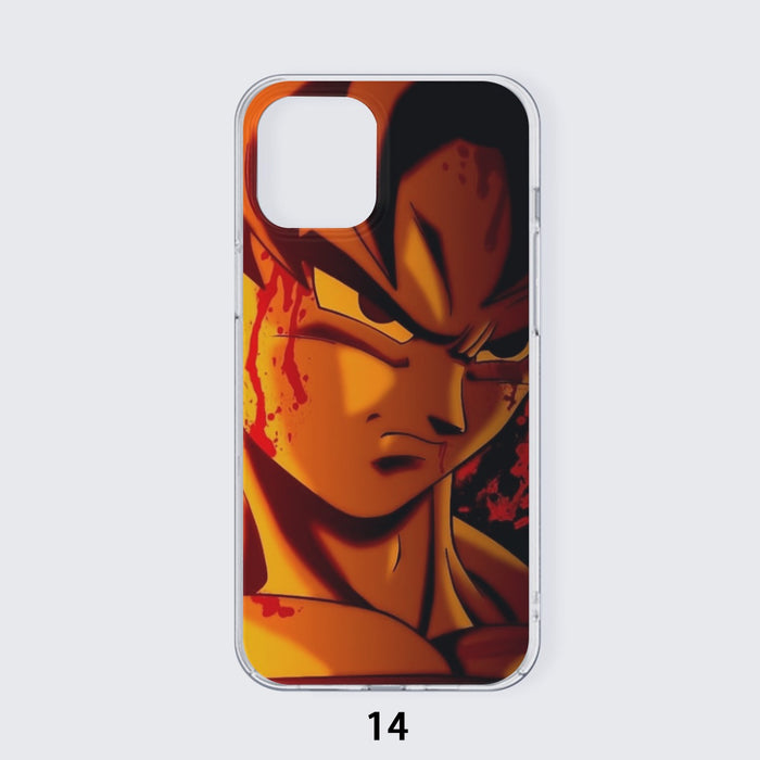 Dragon Ball Z Pissed Serious Son Goku Dope Orange Iphone 14 Case