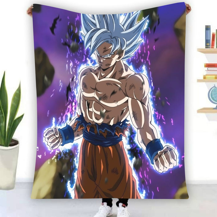 Dragon Ball Z Goku Perfected Ultra Instinct Form Blanket