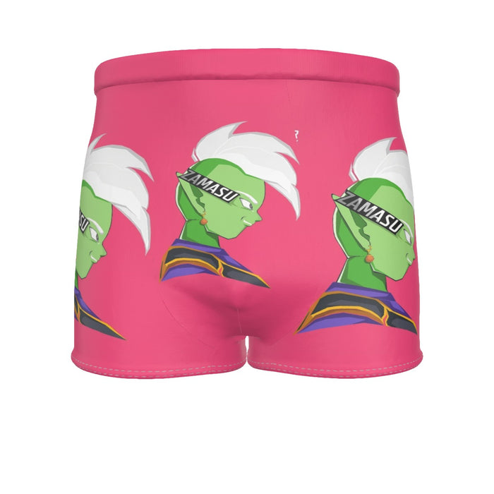 Dragon Ball Super Cool Grin Zamasu Potara Earring Pink Men's Boxer Briefs