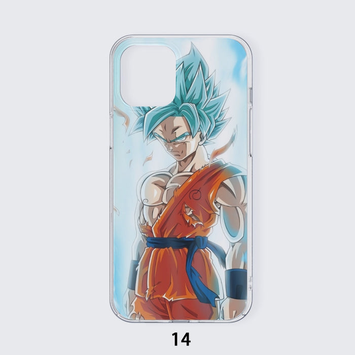 Dragon Ball Serious Super Saiyan Goku 2 Blue Epic Aura IPhone 14 Case