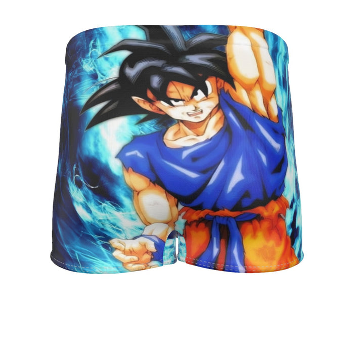 Dragon Ball Z Son Goku Cool Blue Aura Energy Ball Men's Boxer Briefs