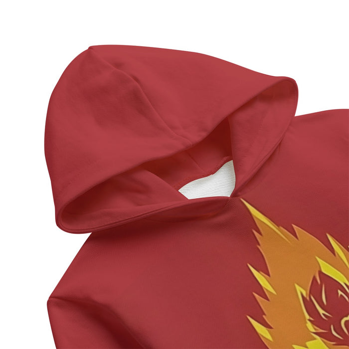 Dragon Ball Z Son Goku On Fire Its Okay To Be Super Saiyan Kids' Hoodie