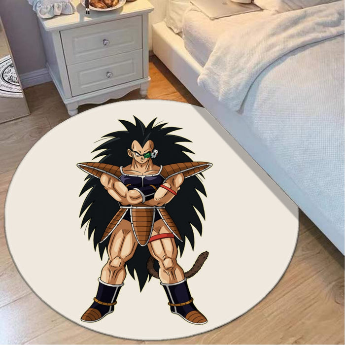 Dragon Ball Z Cool Saiyan Raditz Pride and Proud Round Mat