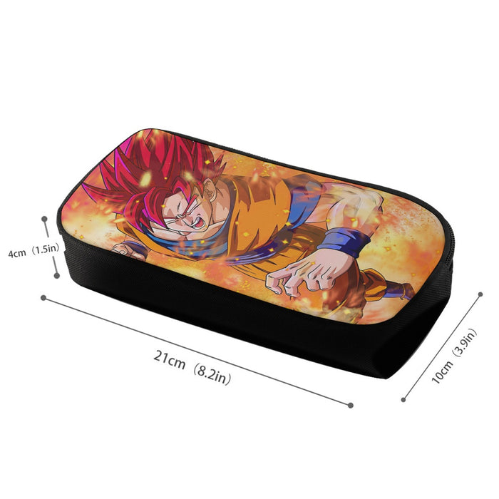 Dragon Ball Super Goku Rage Red Ultra Instinct Dope Pencil Bag