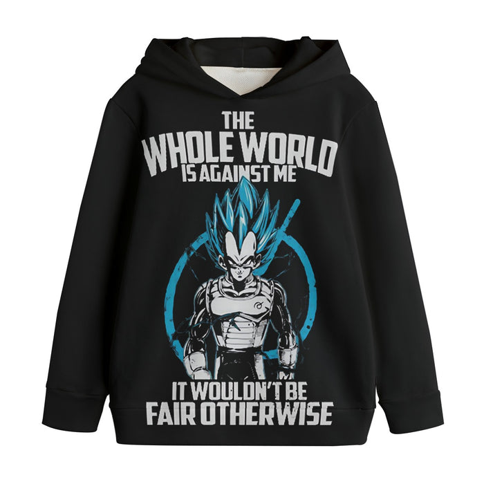 Dragon Ball Super SSGSS Vegeta Whis Symbol Kids' Hoodie