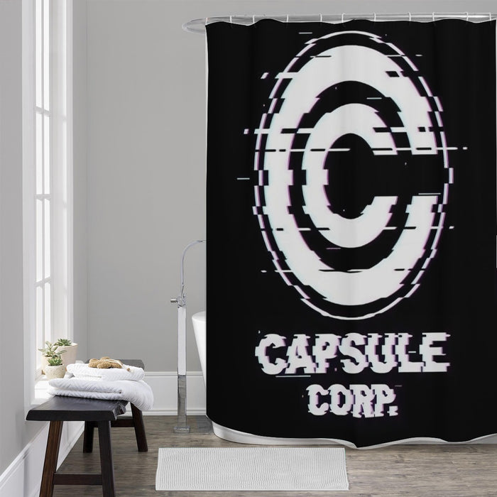 Capsule Coporation Shower Curtain