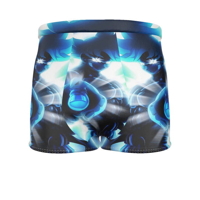 Dragon Ball Super Blue Son Goku Epic Ultra Instinct Men's Boxer Briefs