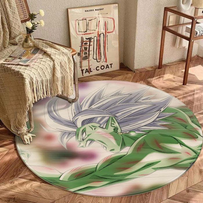 Dragon Ball Fused Zamasu Aggressive Portrait Dope Round Mat