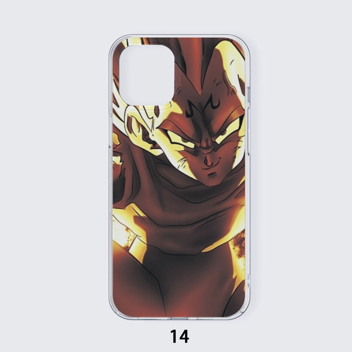 Dragon Ball Z Dope Majin Vegeta Grin Yellow Aura Iphone 14 Case