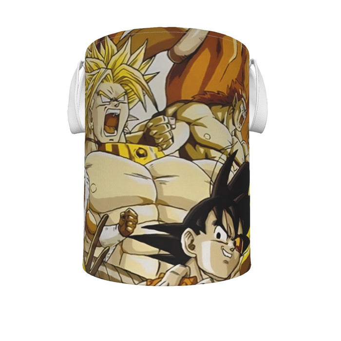 DBZ Goku Spirit Bomb Destroy Villains Cooler Broly Namek Golden Laundry Basket